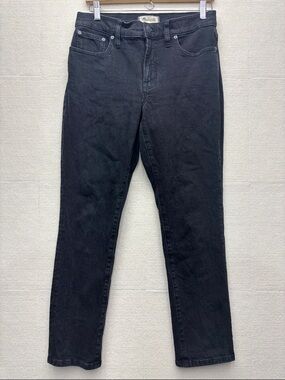 Madewell Slim Straight Black Jeans